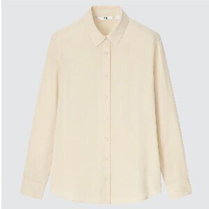 BRAND NEW UNIQLO Rayon Blouse
NATURAL Size M(Japanese Size)